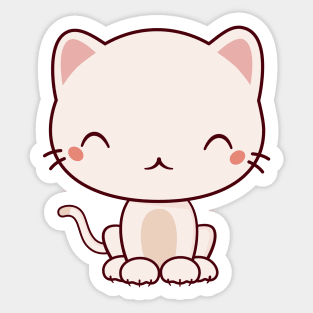 Kawaii Cute Kitten Cat Sticker